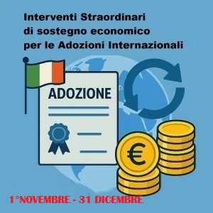 Contributi straordinari per le adozioni internazionali: riapertura dei termini dal 1° novembre al 31 dicembre 2026 (DM 5 settembre 2025).